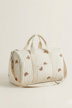 Sac à langer matelassé motif ours