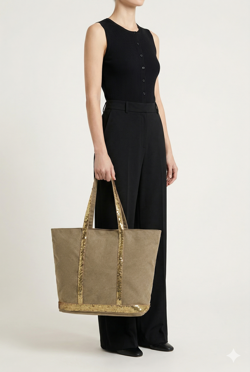 Sac cabas paillette