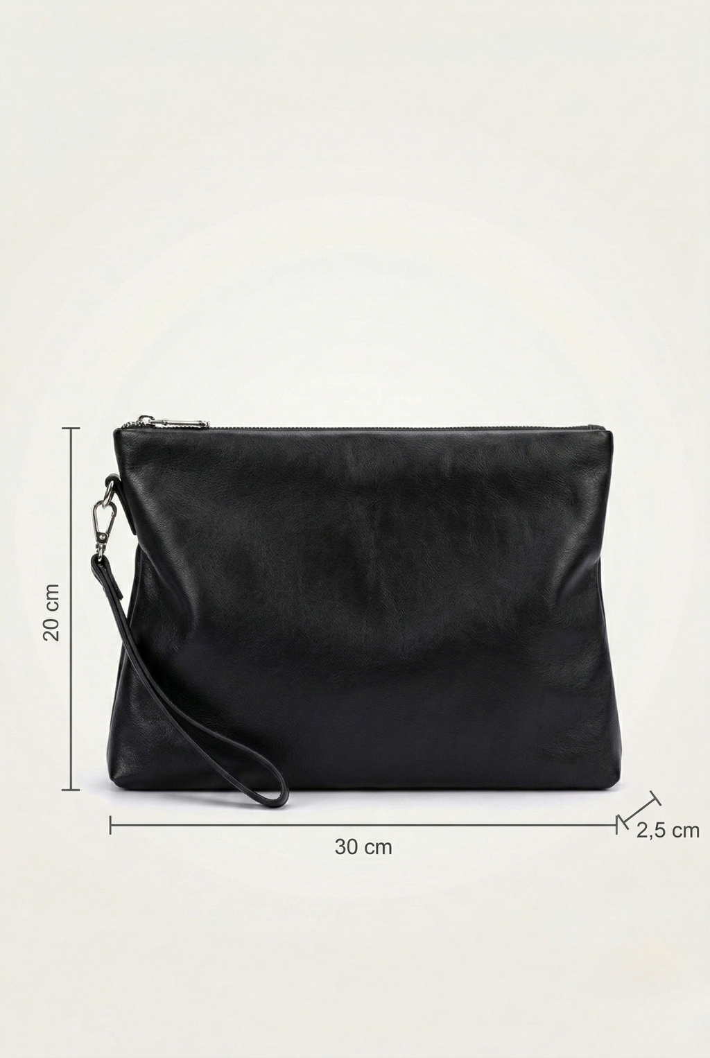 Pochette souple en cuir