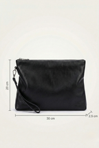 Pochette souple en cuir