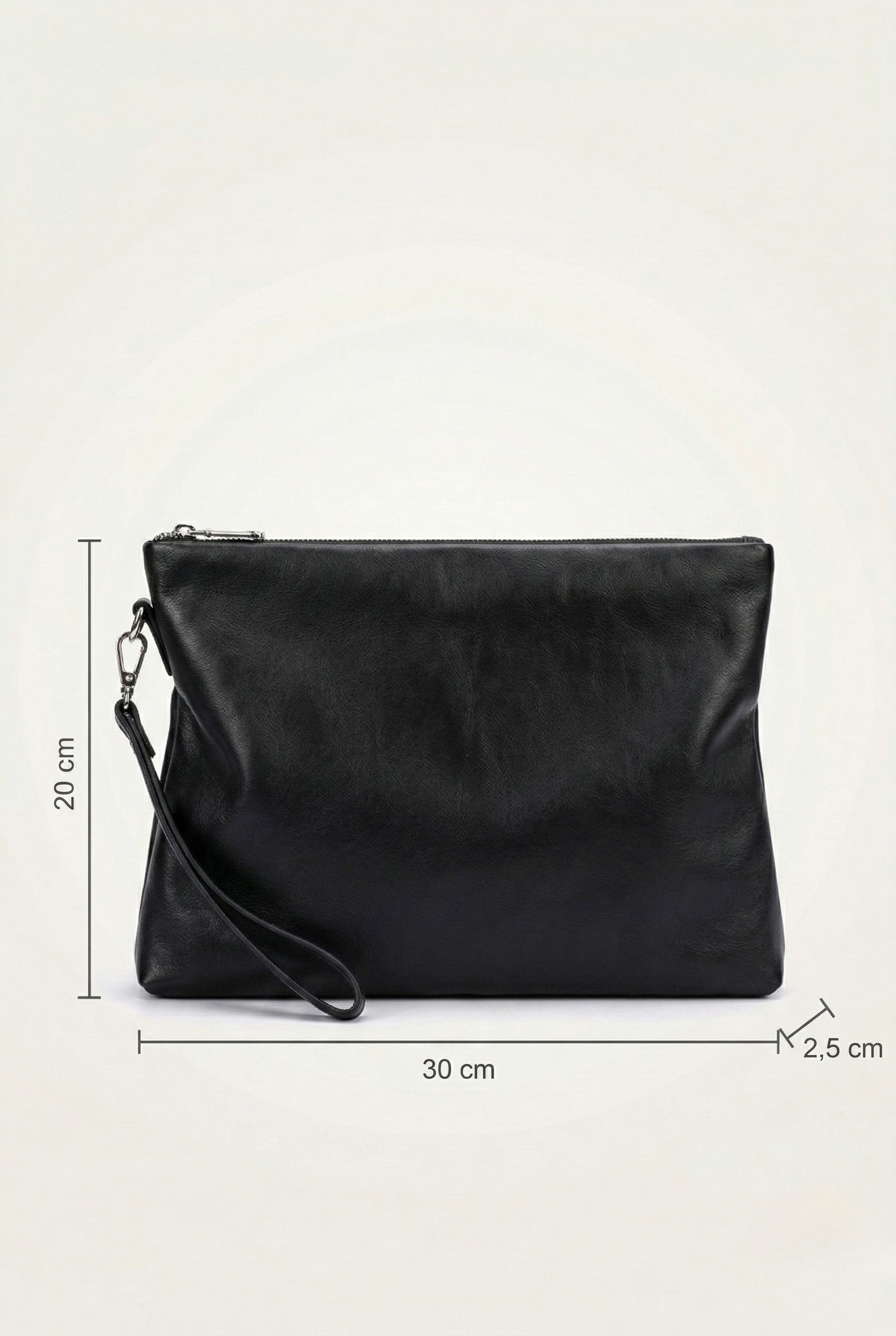 Pochette souple en cuir