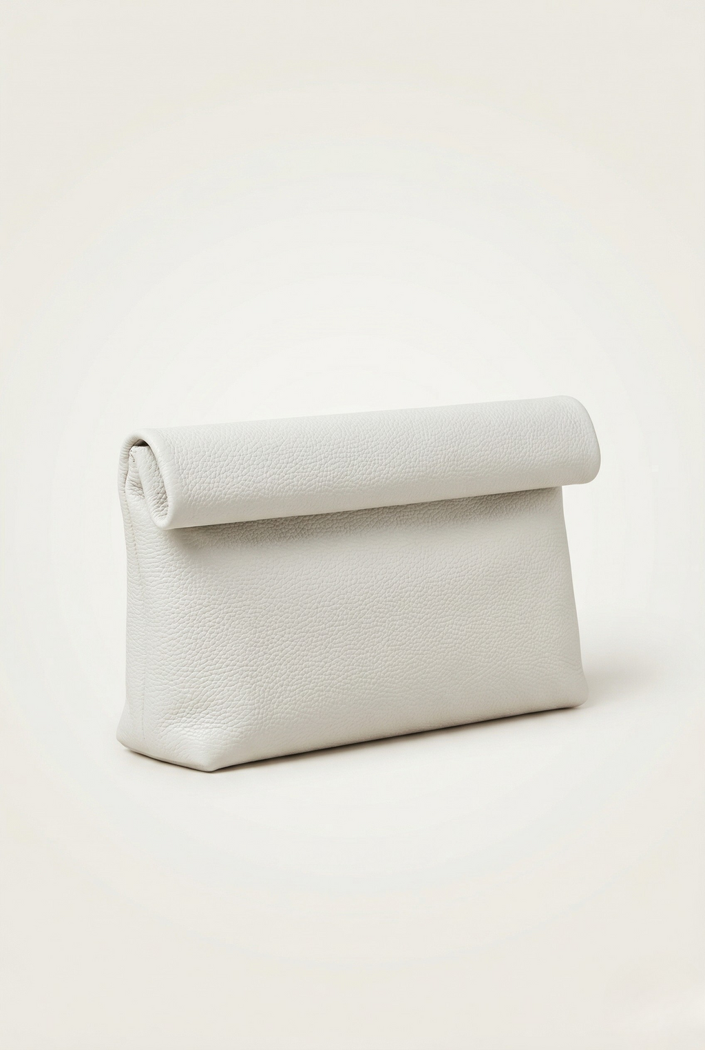 Pochette enveloppe cuir noir
