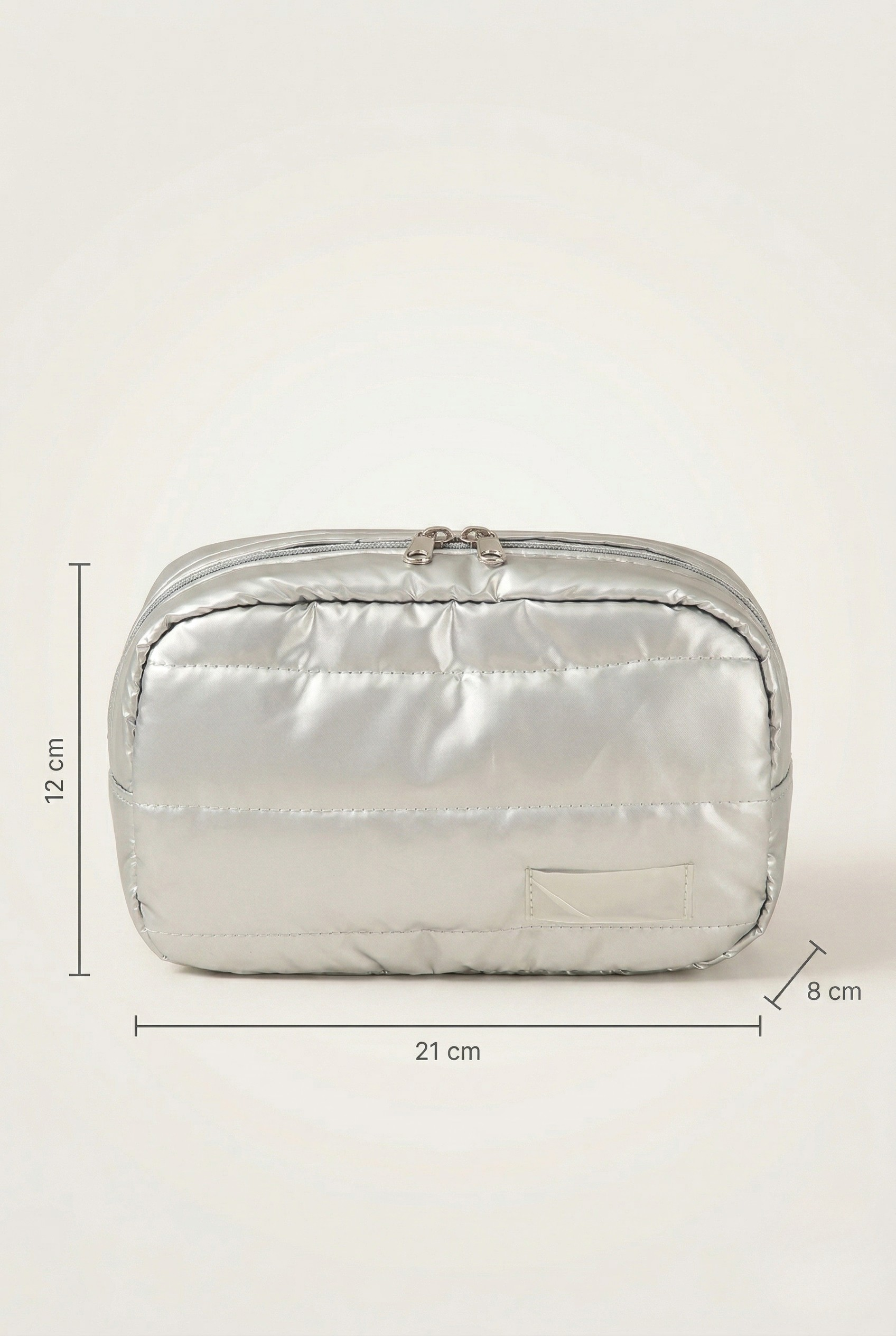 Trousse de toilette argenté
