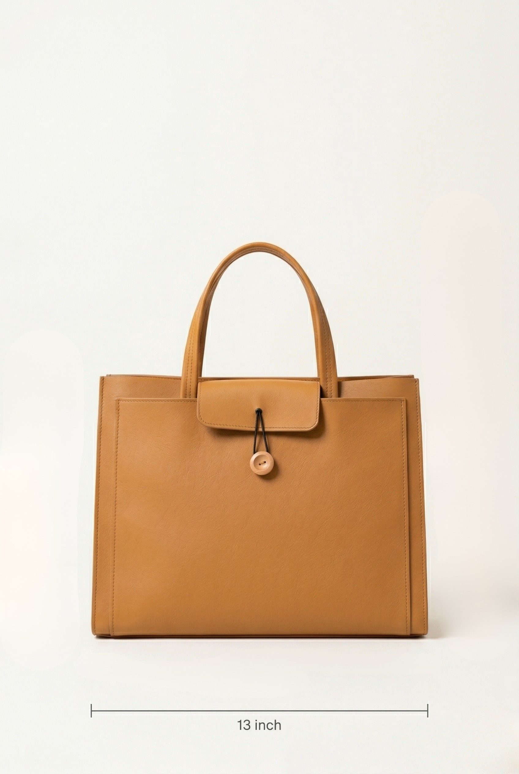 Sac ordinateur structuré cuir
