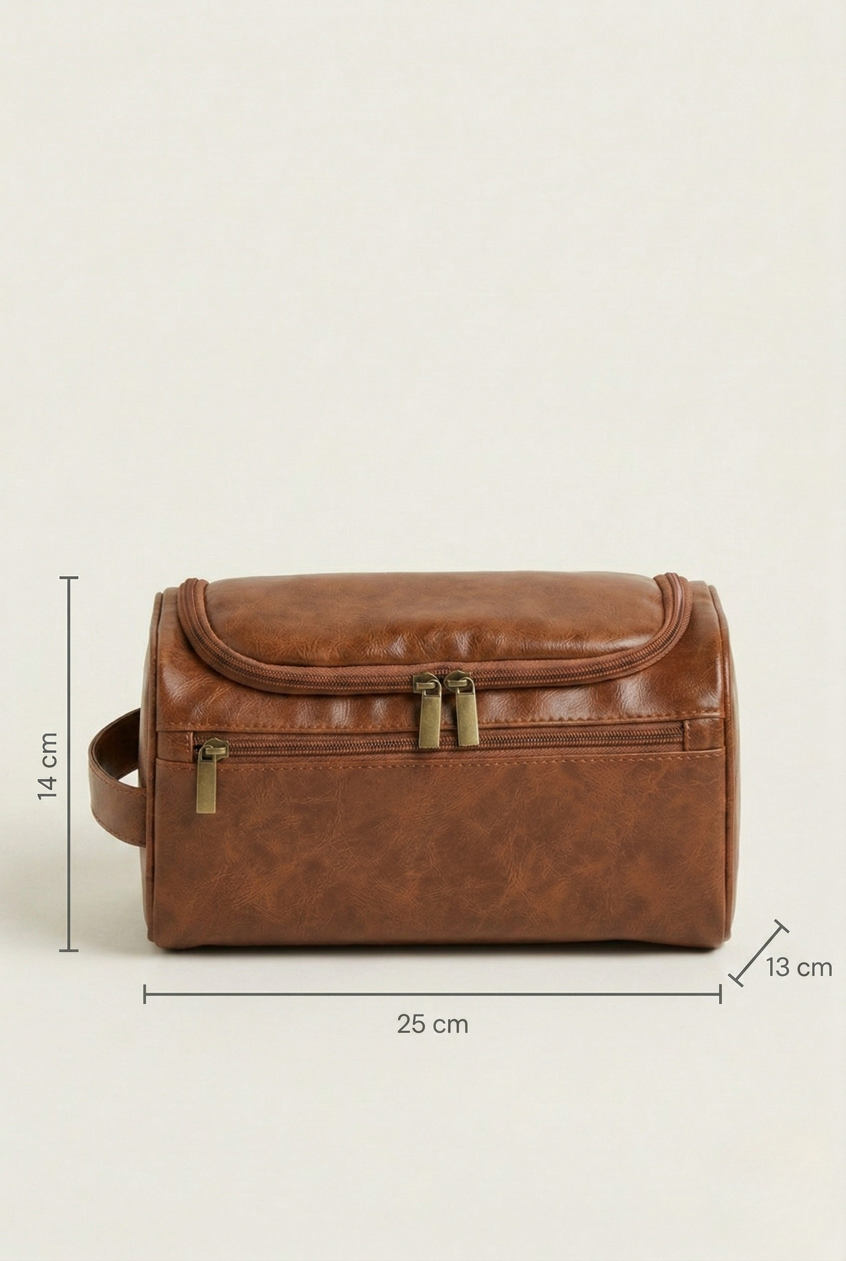 Trousse de toilette élégante simili cuir