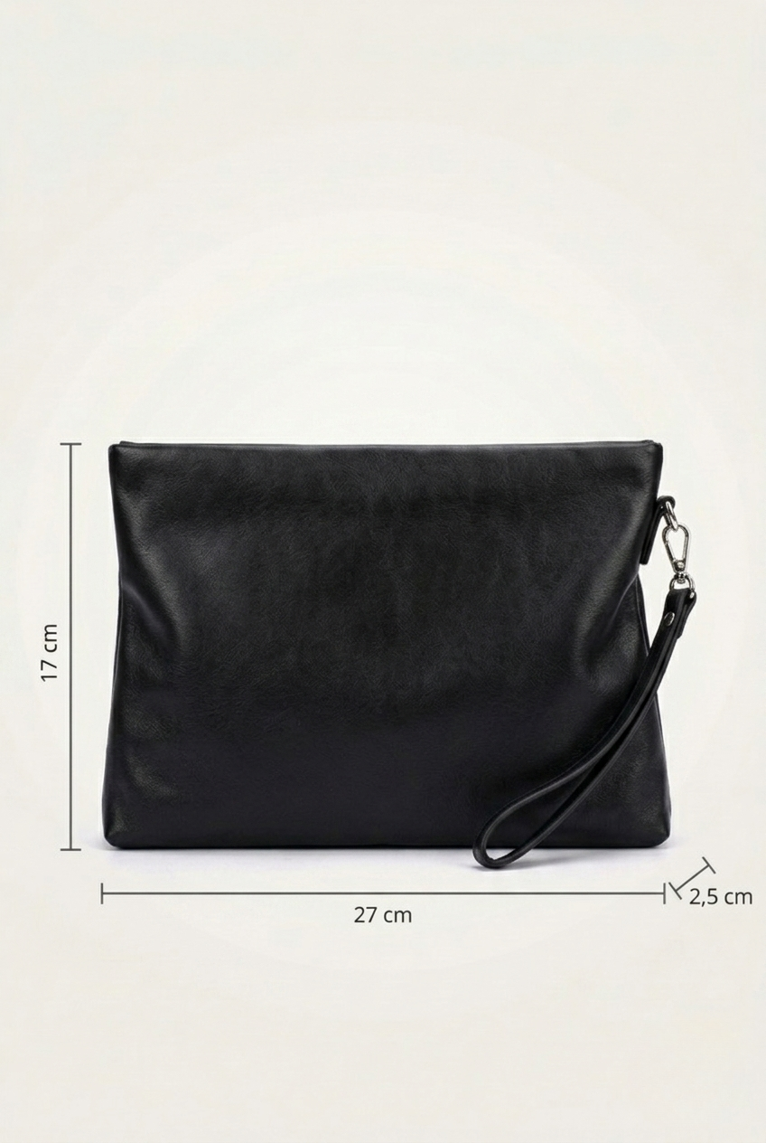 Pochette souple en cuir