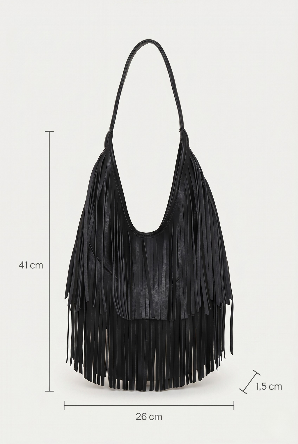 Sac épaule frange