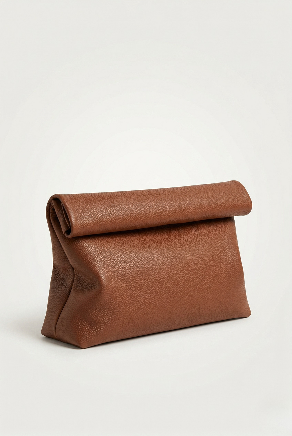Pochette enveloppe cuir noir