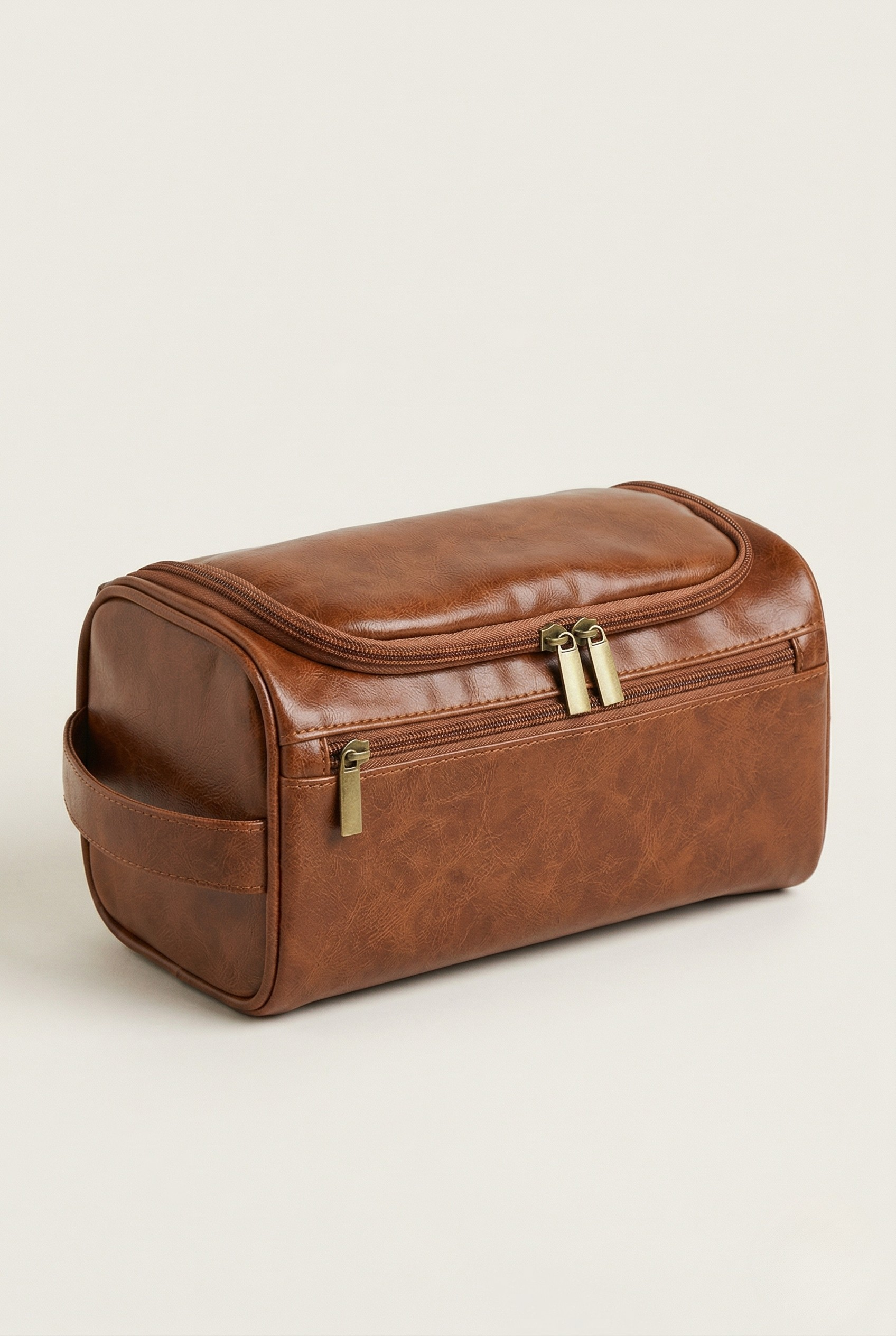 Trousse de toilette élégante simili cuir