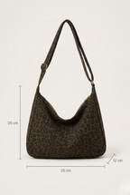 Sac épaule motif leopard