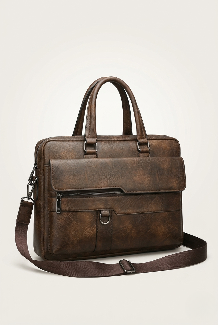 Sac ordinateur bandoulière homme