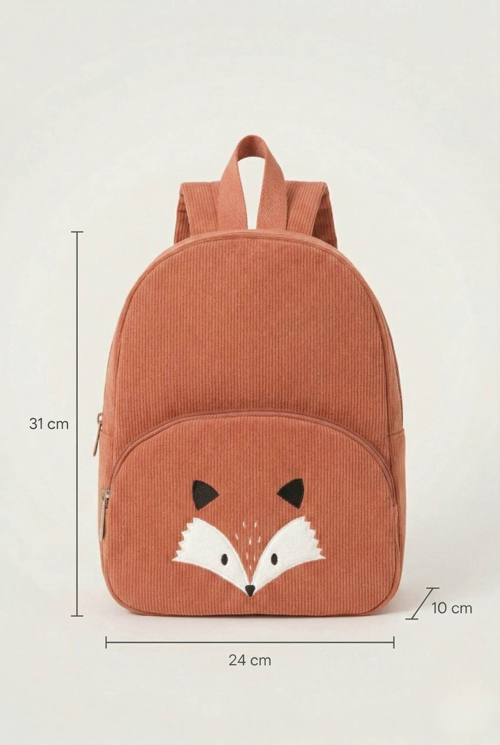 Sac à dos enfant velours côtelé animaux
