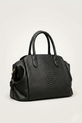 Sac a main cuir effet crocodile