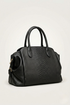 Sac a main cuir effet crocodile