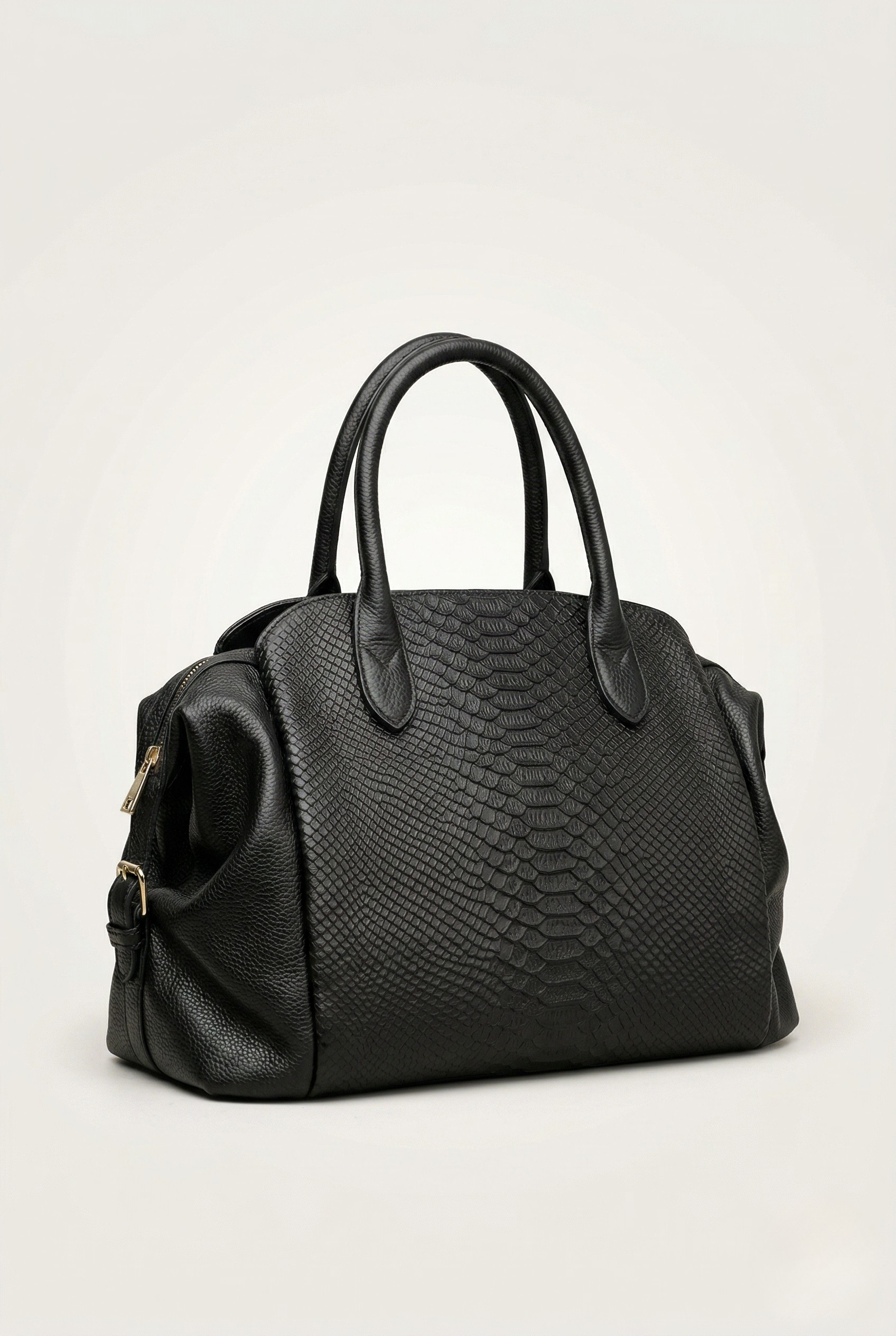 Sac a main cuir effet crocodile