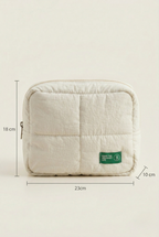 Trousse de toilettes matelassé