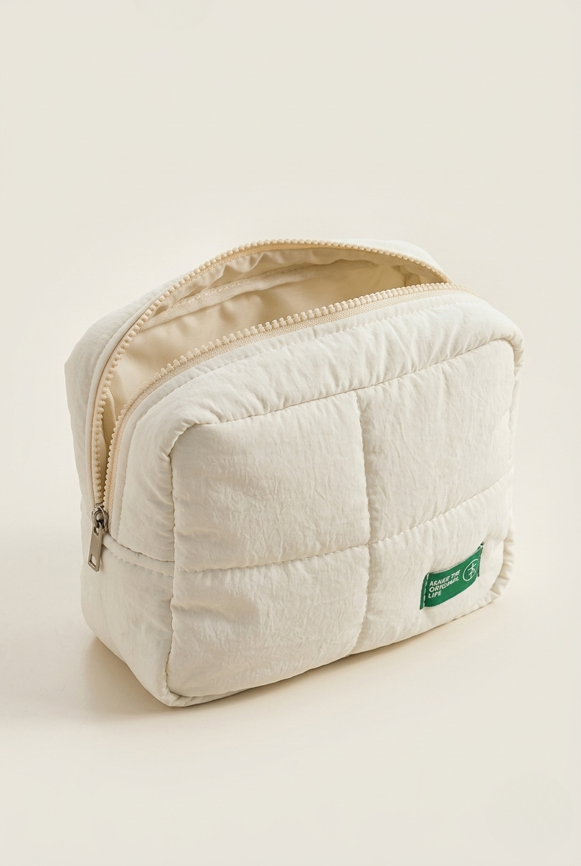 Trousse de toilettes matelassé