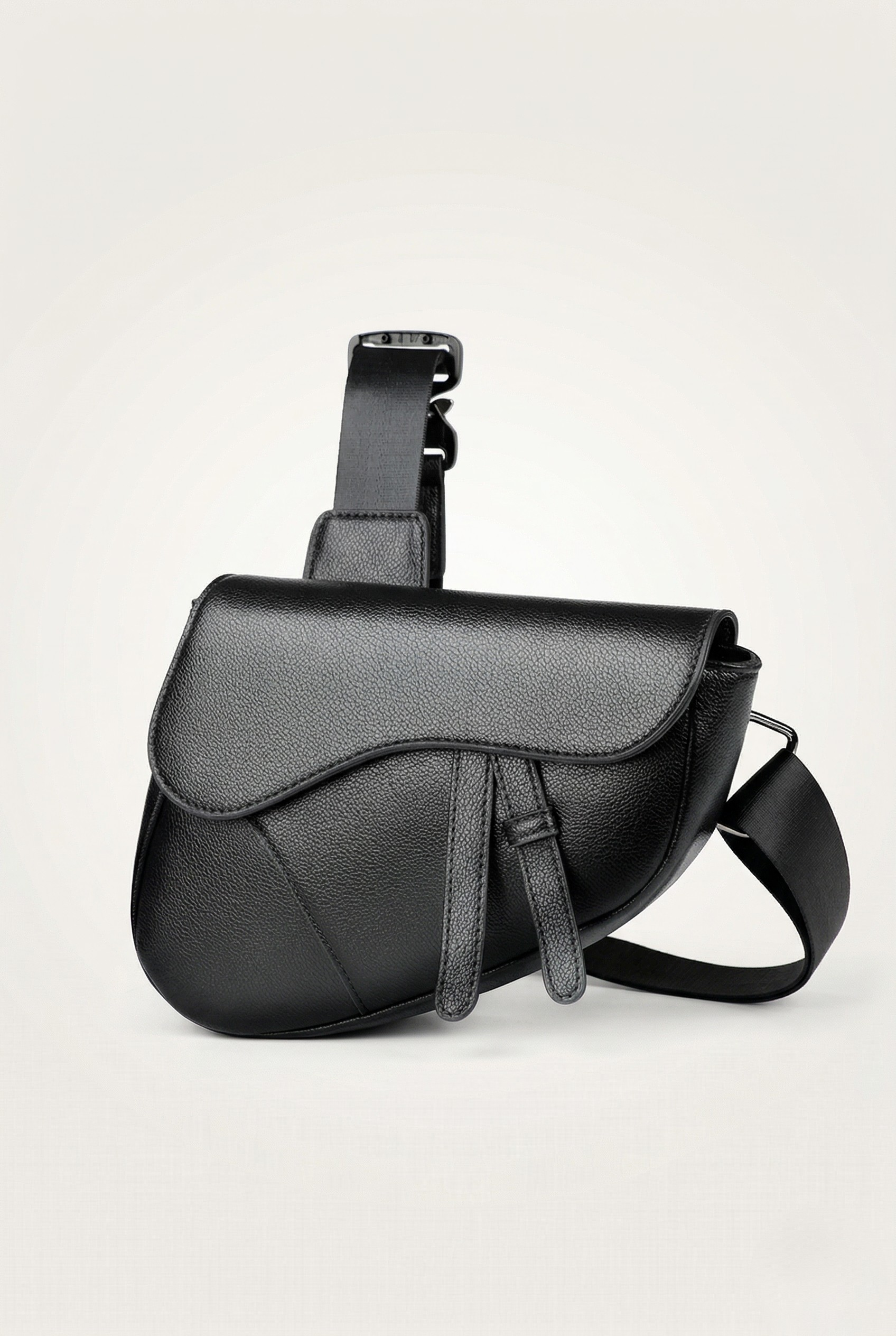 Sacoche selle cuir bandoulière croisée