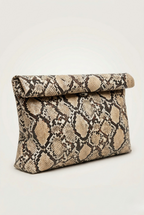 Pochette enveloppe motif serpent