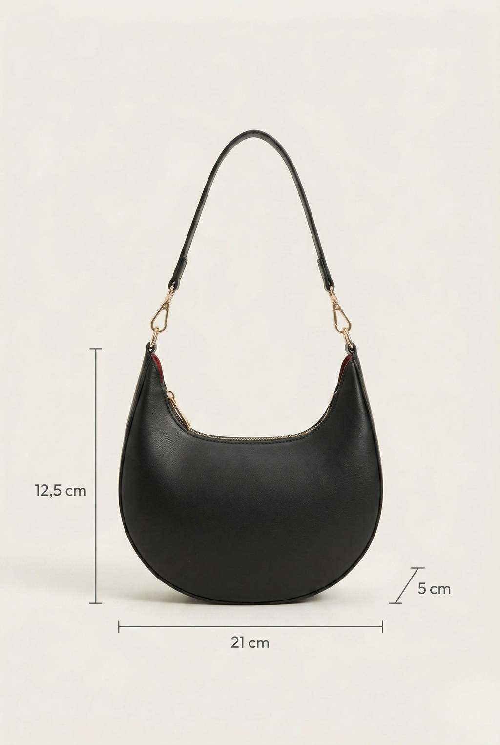 Sac demi-lune cuir