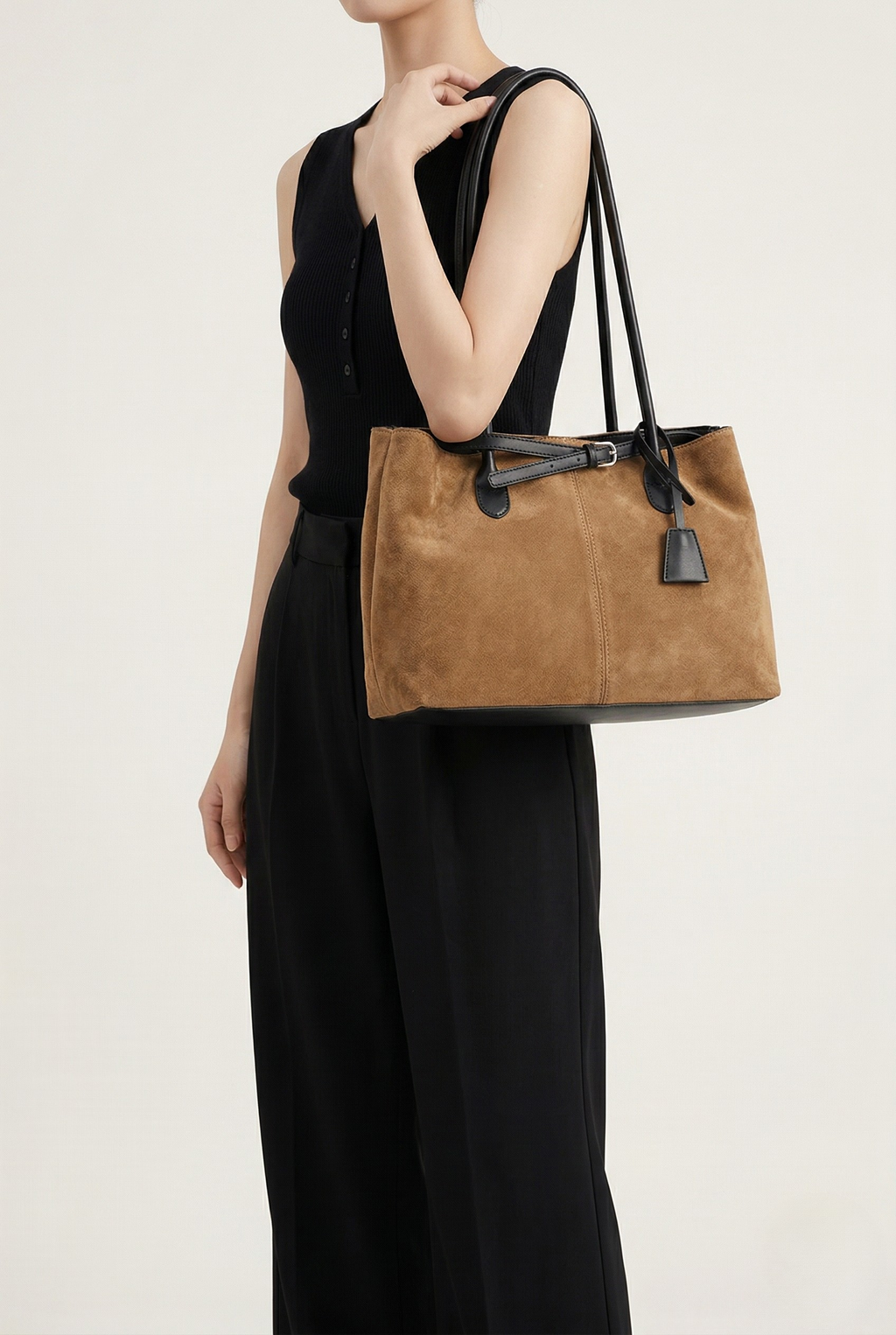 Sac épaule Faux Suede
