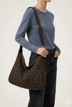 Sac épaule motif leopard